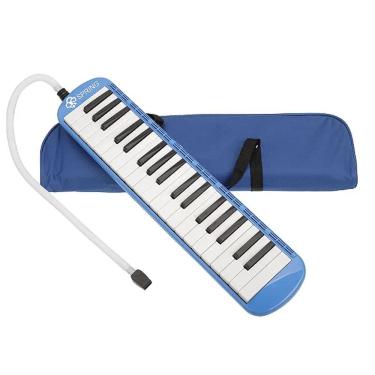 Imagem de Escaleta Spring Sg37 37 Chaves Azul Com Bag