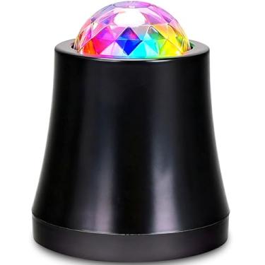 Imagem de Estabilizador de peso com iluminação ambiente – Grampo de gravação de 275 g com cabo USB-C para disco de toca-discos LP, almofada protetora macia para amortecimento de vibrações | Reduz a oscilação e