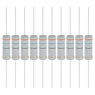 Imagem de YOKIVE 10 unidades de resistores de filme de óxido metálico de 36 ohm 5 watts, 5% de chumbo axial de resistor de tolerância | À prova de chamas para circuitos eletrônicos DIY, projetos de áudio e