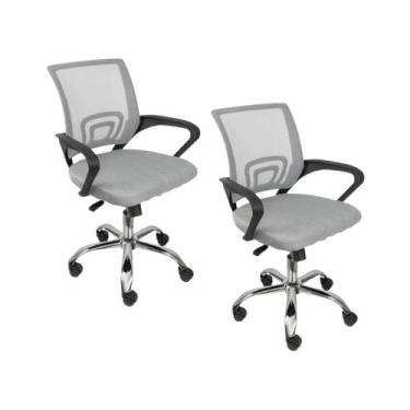 Imagem de Cadeira de Escritório Oficial Begonia Tela Mesh Ergonômica - Oficial W