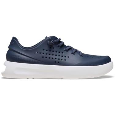 Imagem de Crocs Tênis feminino Inmotion Pacer, tênis de caminhada feminino com conforto LiteRide, Azul-marinho/branco, 40