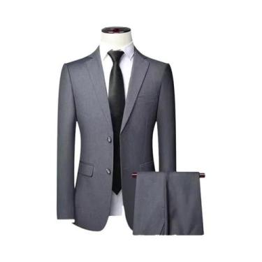 Imagem de Terno Masculino De Cor Sólida De Alta Qualidade Para Negócios, Moda, B