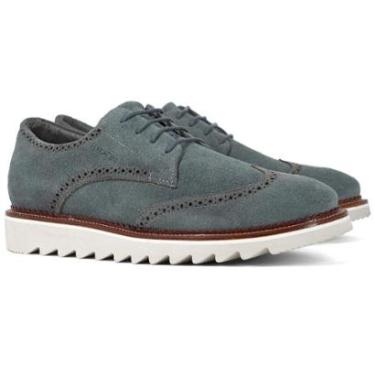 Imagem de Sapato Masculino Ferracini 24h Social Filadelfia Couro Conforto Cadarço 5876-679-Masculino