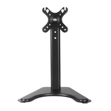 Imagem de BEGWVDJTP Suporte para monitor de mesa de 35 a 81 cm, base grande, suporte de monitor de computador, suporte de altura ajustável, suporte LCD LED para monitor de distância com orifício de mesa