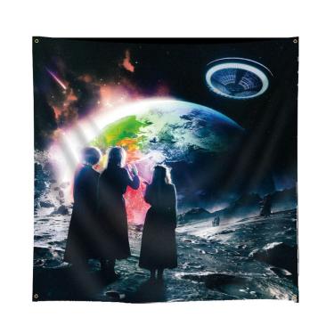 Imagem de Tapeçaria Lils Uzis Eternals Stakes Flag Art 90x90cm Poliéster