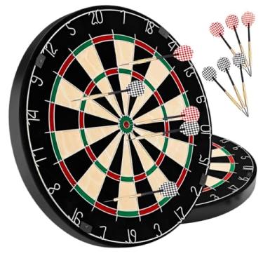 Imagem de Jogo de Dardos Grande Tiro ao Alvo 44cm 6 Dardos 30mm