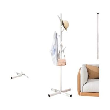 Imagem de Cabideiro De Chão Em Mármore Simples Para Quarto, Suporte De Armazenam