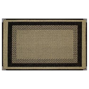 Imagem de Tapete 0,50x0,80 tapetinho capacho sisal lancer não escorrega moderno 