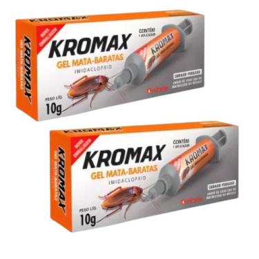Imagem de Mata Barata Gel Seringa 10gr - KROMAX, kit2unidades