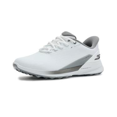 Imagem de Skechers Tênis de golfe masculino Pure Slip-in Arch Fit Sikeless, Branco, 9.5 Wide