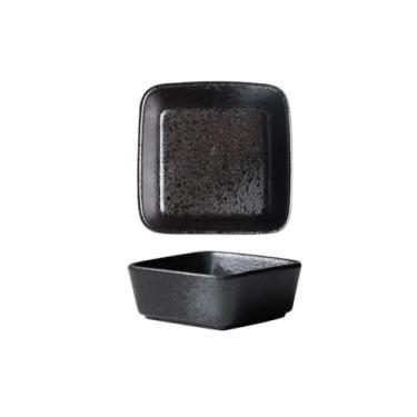 Imagem de Prato de molho de soja, tempero, cerâmica, vintage, molho de soja, vinagre, prato de aperitivo, prato de sushi, tigelas de imersão (azul)