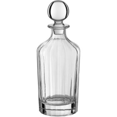 Imagem de Garrafa Uísque Home&co Vidro 850ml 27x10x10cm Transparente