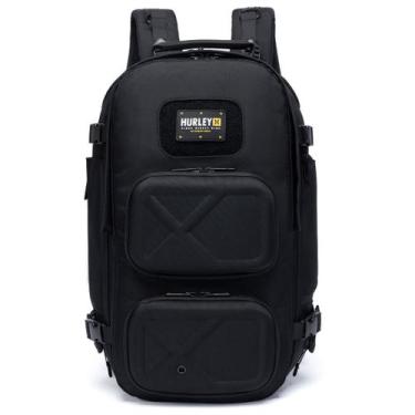 Imagem de Mochila Trilha Esportiva Hurley Viagem Resistente Espaçosa Reforçada