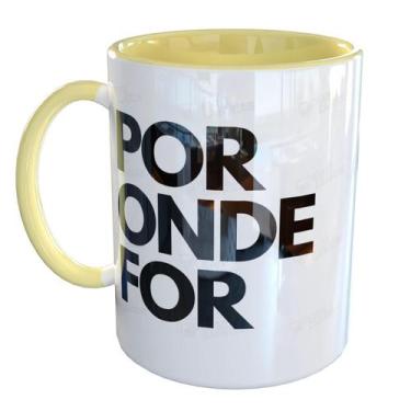 Imagem de Caneca Porcelana Dia Dos Namorados Por Onde For - Pense Canecas, Amare