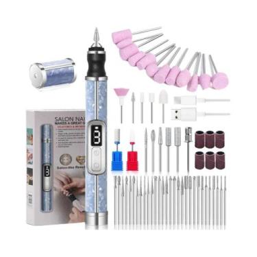 Imagem de Máquina De Furar Unhas Elétrica Profissional De Baixo Ruído Com Múltip
