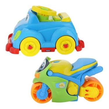 Imagem de Carrinho E Motinha Mini Racers: Brincadeira Rápida - Jp Brink