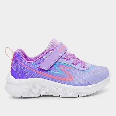 Imagem de Tênis Infantil Skechers Microspec Menina, Lilás, 21