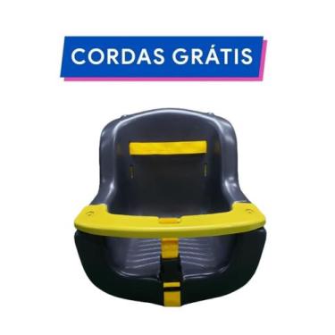 Imagem de Balanço Infantil Plástico Bebê Criança Cadeirinha com Corda O MAIS BAR