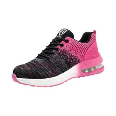 Imagem de Calçados De Segurança Unissex Leves Com Biqueira De Aço, Tênis De Trab