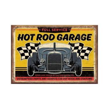 Imagem de Placas De Metal Vintage Decorativas De Parede Com Ferramentas, Pintura