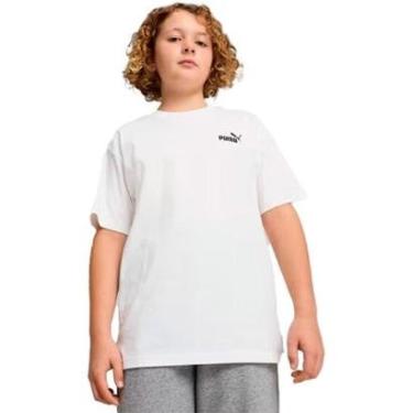 Imagem de Camiseta Puma Essentials Small No. 1 Logo Juvenil Masculino-Masculino