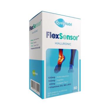 Imagem de Flex Sensor Hialuronic 250mg com 60 cápsulas Qualynutri