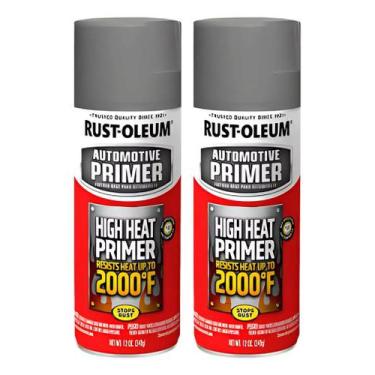 Imagem de Kit 2 Primer Alta Temperatura 1093c Cinza - Rust Oleum