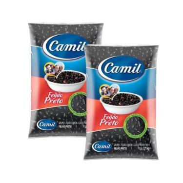 Imagem de Feijão Preto Camil Tipo 1 Premium - Kit 2 Unidades