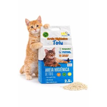 Imagem de Areia Higiênica para Gato Tofu Biodegradável Granulado 2,5kg - - Bruar