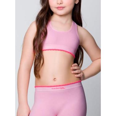 Imagem de Calcinha Boxer Selene 20665.001 Infantil Canelada Sem Costura Poliamid