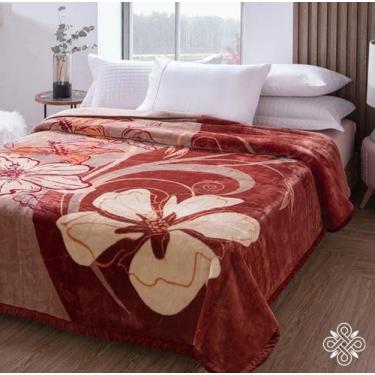 Imagem de Cobertor casal 1,80 m x 2,20 m Rachel plus JOLITEX TERNILLE , polka