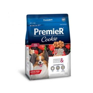 Imagem de Biscoito Prermier Cães Adultos Raças Pequenas e Mini Frutas Vermelhas 