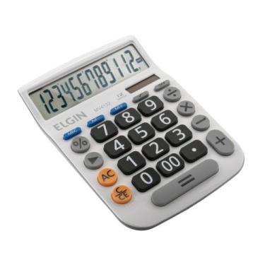 Imagem de Calculadora de Mesa Elgin MV- 4132 12 Dígitos - com Correção Dígito a 
