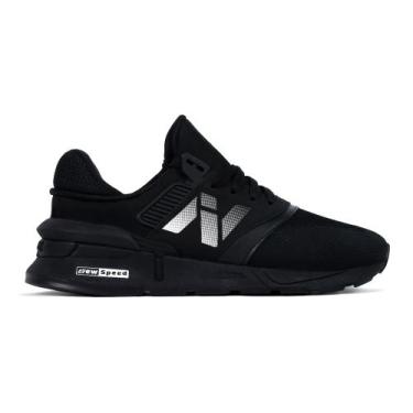 Imagem de Tênis New Speed Bege Esporte Masculino Original Lançamento, Black, 41