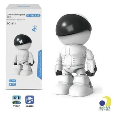 Imagem de Câmera Ip Full Hd 1080p Robô Inteligente Rastreamento - IT BLUE