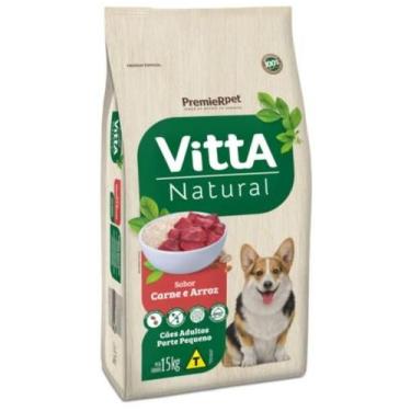 Imagem de Ração Vitta Natural Cães Adultos Raças Pequenas Carne - 15Kg - Premier