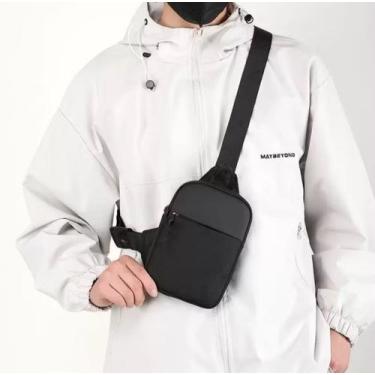 Imagem de Bolsa Pochete Crossbody Slim Impermeável Leve Funcional e Perfeita par