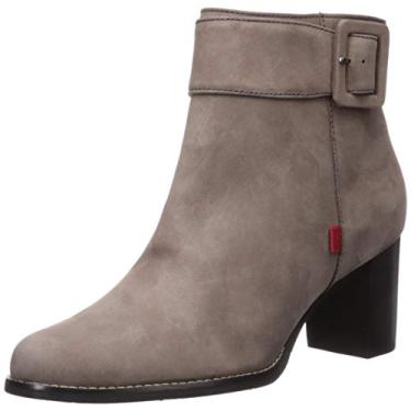 Imagem de Marc Joseph New York Bota feminina de couro de luxo com detalhe de fivela, Nobuck Terra, 5