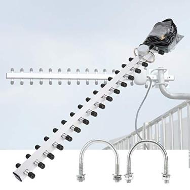 Imagem de Placa de rede roteador 2,4G 25dBi, antena Yagi direcional de 16 unidades de alto ganho, plug and pull, antena forte, muito estável, sem atraso.