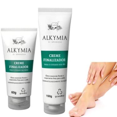 Imagem de Creme para mãos e Pés formulado com óleos essenciais Alkymia di Grandha