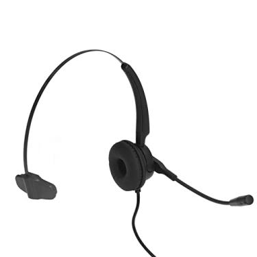 Imagem de Yunseity Fone de ouvido USB, Fone de ouvido profissional com microfone com cancelamento de ruído, Fone de ouvido ajustável com fio para computador para centro de chamadas e escritório em casa