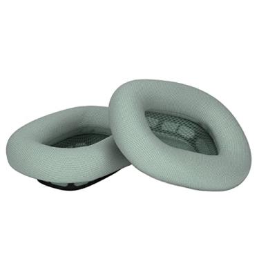 Imagem de Almofadas de fone de ouvido, almofada de ouvido de couro de proteína confortável para fone de ouvido Airpod(Verde)
