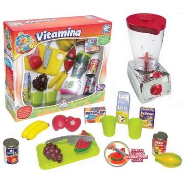 Imagem de Crec Crec Comidinha Brinquedo Liquidificar Infantil Presente - Big Sta