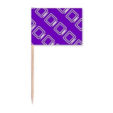 Imagem de Estampas de selagem de computador para exibição de palito bandeiras marcadoras decoração de festa
