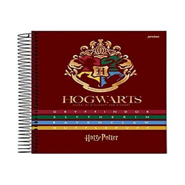 Imagem de Kit de Cadernos, Jandaia, Universitário, 1 Matéria, Capa Dura, Harry Potter College, 80 Folhas, Pacote com 4, Sortida