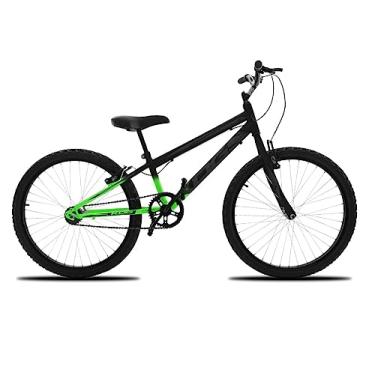 Imagem de Bicicleta Infantil Aro 24 KOG Masculina Com Freio V-Brake, Verde Degrade e Preto