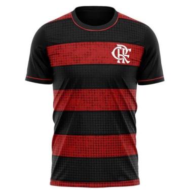 Imagem de Camiseta Time Flamengo Classmate - Braziline Preto E Vermelho - Lupo