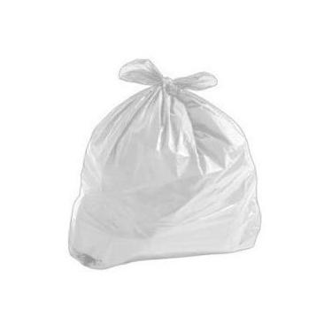 Imagem de 200 Saco Lixo Leitoso Branco 40litros Lixeira Clinica Cor:Branco