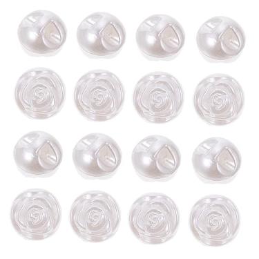 Imagem de Tofficu 50 Unidades botão botões de camisa botões decorativos costurar em casacos de camisola para mulheres enfeites de roupas DIY botões de costura cogumelo prendedor resina