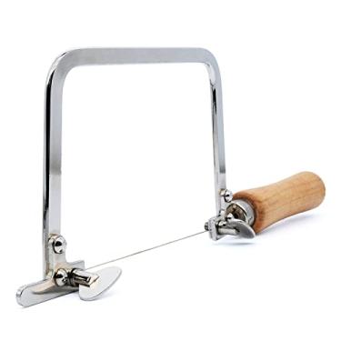 Imagem de Serra manual de fio de diamante de 1 mm com moldura de aço para jade, mármore, granito, metal, vidro, cerâmica